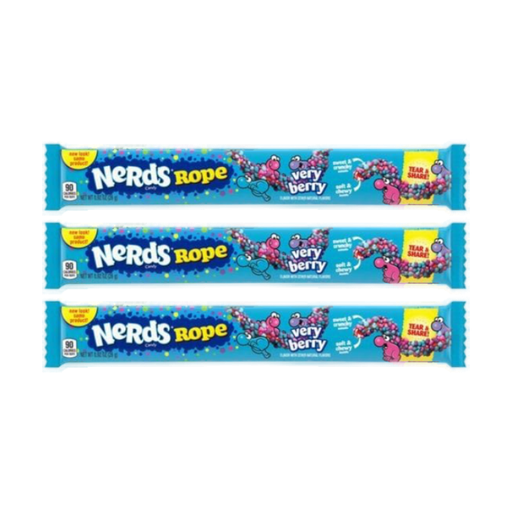 [079200049034] Wonka Nerds Rope Very Berry 24 x 26g