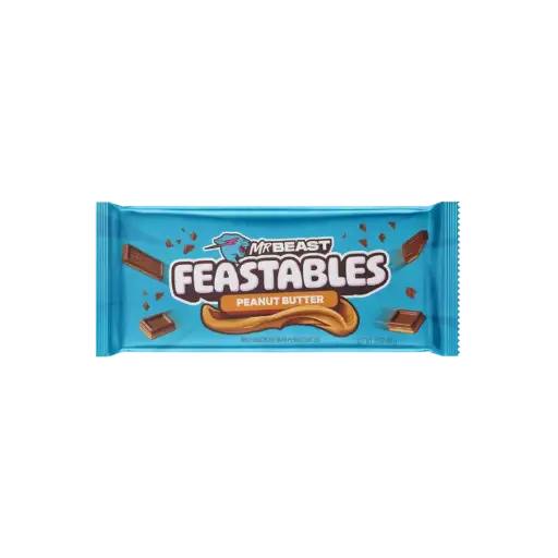 [1230000168038] Mr Beast Feastables Chocolate Peanut Butter 10 x 60g