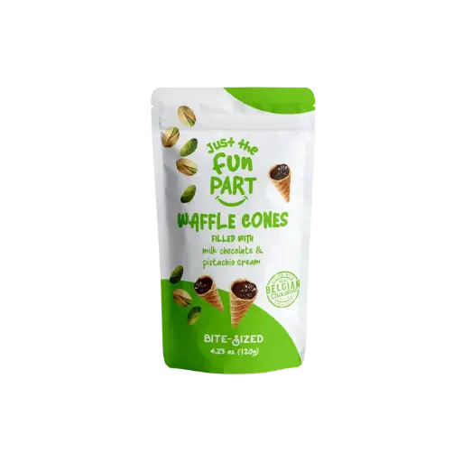 [191414014032] Just The Fun Part Milk Chocolate & Pistachio Cream 6 x 120g